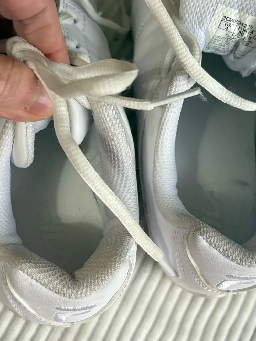 Fila White Kids Lace-Up Sneakers